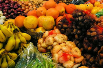Umfangreiches Obst und Gemüse Angebot